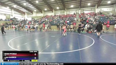 67 lbs Cons. Semi - Ryan Pitzele, CO vs Liam Barros, NV