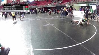 160 lbs Cons. Round 4 - Greyson Frank, O`Neill Leprechaun Wrestling vs Jaxen Walters, Syracuse Mat Club