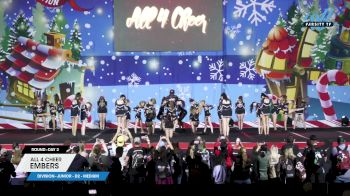 All 4 Cheer - Embers [2023 L1 Junior - D2 - Medium Day 2] 2023 Spirit Celebration Christmas Grand Nationals