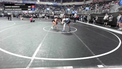 148 lbs Quarterfinal - Carter Kendrick, Canton C-Hawks vs Xadrian Mcgruder, Hawkins House
