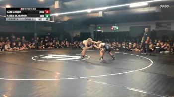 126 lbs Finals (2 Team) - Sam Moody, White vs Kaleb Blackner, Black