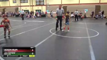 44 lbs Round 3 - Levi Mathew, Unattached vs Jackson Helsel, Lake Forest Mat Ratz