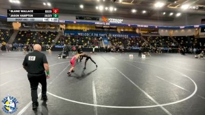 132 lbs Quarterfinal - Jason Hampton, Joliet (Catholic Academy) vs Blaine Wallace, Odessa