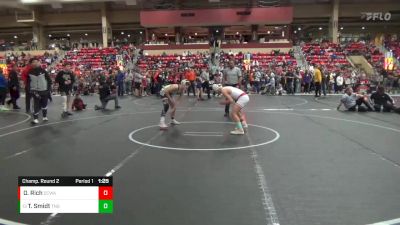 110 lbs Champ. Round 2 - Tallon Smidt, TEAM NORTH STARS vs Oakley Rich, Dodge City Wrestling Academy