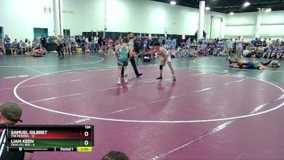 126 lbs Round 3 (16 Team) - Samuel Gilbret, The Firemen vs Liam Keen, Team STL Red