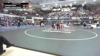 235 lbs Cons. Round 1 - McKenzie Rohr, Solomon Hs vs Gabriela Vargas-Garcia, Humbolt Hs