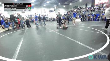 64 lbs Final - Jaxson Weldon, Shelton Wrestling Academy vs Mitchell Little, Standfast