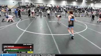 100 lbs Cons. Round 2 - Dayton Naldrett, MT vs Colt Boyles, IA