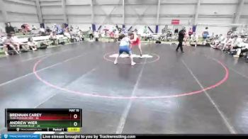 195 lbs Round 2 (8 Team) - Brennan Carey, Team Missouri Red vs Andrew Wier, Team Missouri Blue