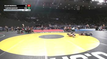 6A Boys 126 lbs Champ. Round 2 - Nolan Marshall, Forest Grove Boys vs Carter Dawson, Roseburg Boys