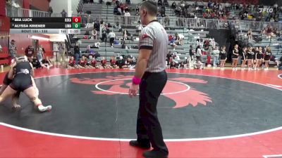 135 lbs Semifinal - Alyssa Kriener, Linn-Mar vs Mia Luck, Oskaloosa