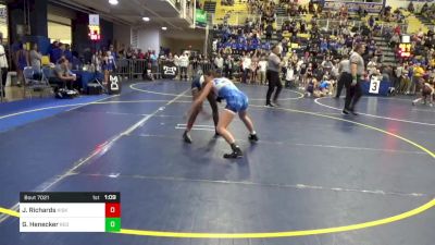 117 lbs Round Of 16 - Jaden Richards, Kiski Area vs Grey Henecker, Red Nose Wrestling