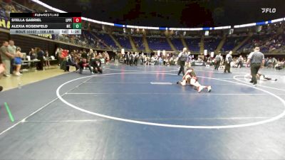 108 lbs 3rd Place - Stella Gabriel, Upper Dublin vs Alexia Rosenfeld, Mt. Lebanon