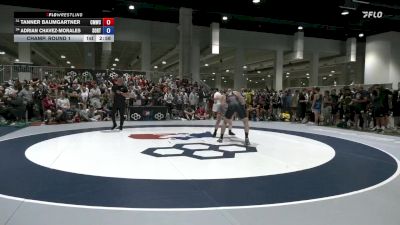 86 lbs Champ. Round 1 - Tanner Baumgartner, Colorado Mesa Wrestling Club vs Adrian Chavez-Morales, Southern Oregon Regional Training