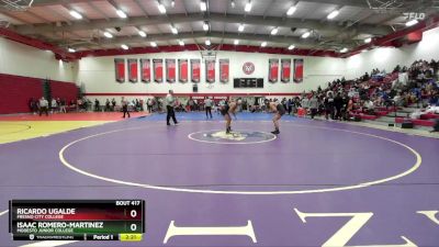 165 lbs Semifinal - Isaac Romero-Martinez, Modesto Junior College vs Ricardo Ugalde, Fresno City College