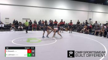 132 lbs Semifinals (8 Team) - Bo Bassett, Dynasty vs Dawson Johnson, Team Carnage