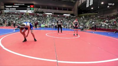 120 lbs Quarterfinal - Summit Faught, Saints Wrestling Club vs Will Bowen, Conway High School Wrestling