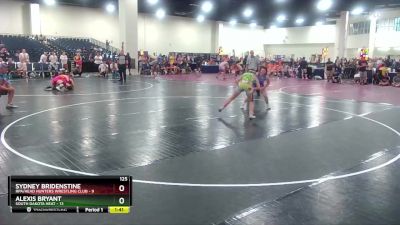 125 lbs Round 1 (8 Team) - Sydney Bridenstine, RPA/Head Hunters Wrestling Club vs Alexis Bryant, South Dakota Heat