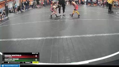 41 lbs Semifinal - Daxton Deane, Hard Rock Rams vs Mason Whitfield, Team Tigers