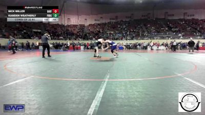 200 lbs Consi Of 32 #1 - Nick Miller, Bartlesville JH vs Kamden Weatherly, Ponca City