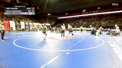 170 Class 2 lbs Cons. Round 2 - Joanna Hinrichs, Staley vs Ashlynn Alexander, Francis Howell North