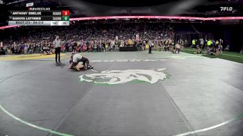 D4-215 lbs Cons. Round 2 - Dakota Lattimer, Coleman vs Anthony Emelue, Riverview Gabriel Richard