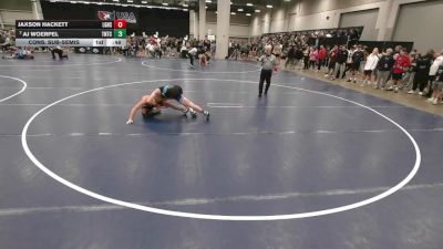 106 lbs Cons. Sub-semis - AJ Woerpel, Team Nazar Training Center vs Jaxson Hackett, Lake Gibson High School Wrestling