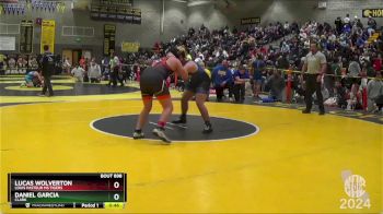 205 lbs Cons. Semi - Lucas Wolverton, Louis Pasteur MS Tigers vs Daniel Garcia, Clark