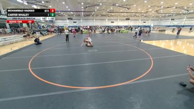 200 lbs 3rd Place Match - Mohammad Hadeed, Unattached vs Carter Whaley, Unattached