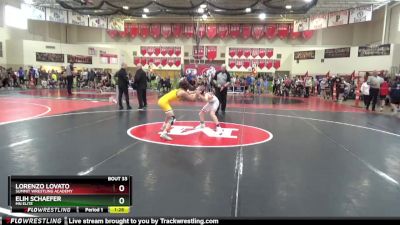 85 lbs Champ. Round 2 - Elih Schaefer, MN Elite vs Lorenzo Lovato, Summit Wrestling Academy