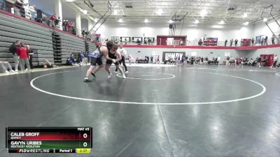 285 lbs Cons. Round 2 - Gavyn Uribes, Kentucky Wesleyan vs Caleb Groff, Quincy