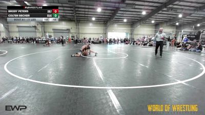 77 lbs Consi Of 16 #2 - Brody Peters, Sebolt Wrestling Academy vs Colten Becker, Black Fox Academy