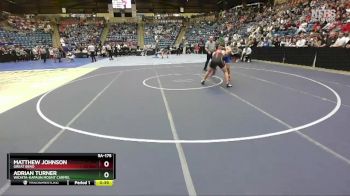 5A-175 lbs 3rd Place Match - Adrian Turner, Wichita-Kapaun Mount Carmel vs Matthew Johnson, Great Bend