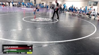 50 lbs Quarterfinals (8 Team) - Jaxon Cardinal, K-M vs Charlie Benboom, Foley