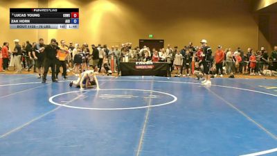 78 lbs Champ. Rd Of 16 - Lucas Young, Creek Style Wrestling Club vs Zak Horn, All I See Is Gold Academy