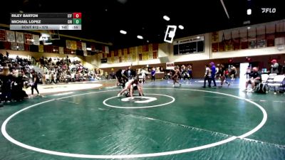 175 lbs Cons. Round 4 - Riley Barton, Saint Francis vs Michael Lopez, Chino
