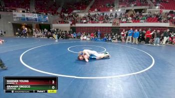 144 lbs Semis (4 Team) - Graham Orozco, Grapevine vs Warner Young, Leander