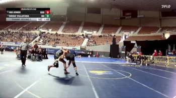 D1-157 lbs Champ. Round 1 - Diego Villafana, Kofa High School vs Ike Jones, Boulder Creek High School