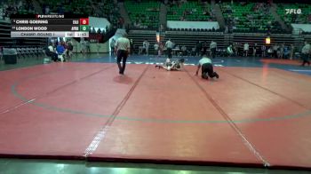 5A 150 lbs Champ. Round 1 - London Wood, A P Brewer High School vs Chris Goering, East Limestone