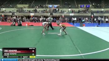 85 lbs Cons. Semi - Trey Kraemer, Pursuit Wresting Minnesota vs Peter Schutz, Mn Elite