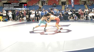 113 lbs Cons. Rd Of 64 - Michael Salas-Sanchez, Oregon vs Garrett Short, Oklahoma
