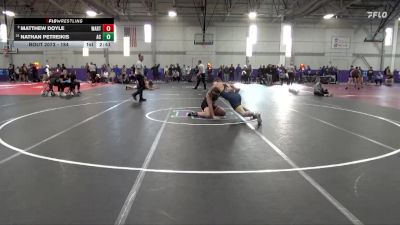 184 lbs Champ. Round 1 - Nathan Petreikis, Augustana (IL) vs Matthew Doyle, Wartburg