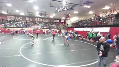 126 lbs Quarterfinal - Peyton Keller, Preston vs Braxton Mickelsen, Blackfoot