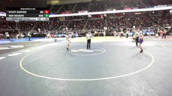 II-101 lbs Quarterfinal - Ben Dziuban, Mount Markham vs Wyatt Sartori, Dansville-Wayland-Cohocton