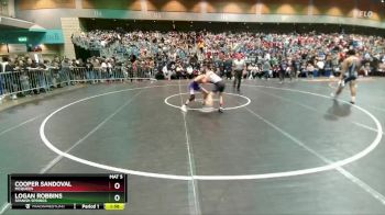 106 lbs Champ. Round 2 - Cooper Sandoval, Mcqueen vs Logan Robbins, Spanish Springs