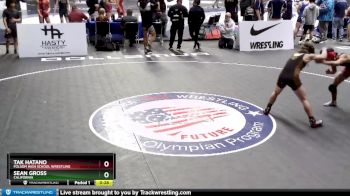 126 lbs Cons. Round 4 - Sean Gross, California vs Tak Hatano, Folsom High School Wrestling