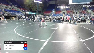 100 lbs Cons-semis - Jameson Thomas, AL vs Ray Long, IL