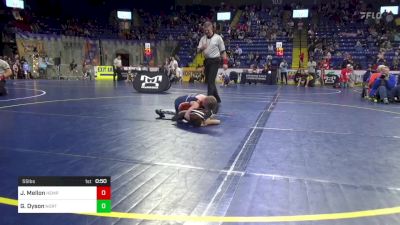 55 lbs Semifinal - Joshua Mellon, Hempfield vs Graham Dyson, North Pocono