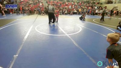 76 lbs Round Of 16 - Cruz Canales, Claremore Wrestling Club vs LeBrae Jones, HURRICANE WRESTLING ACADEMY