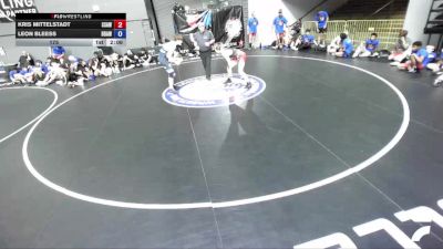 175 lbs Kris Mittelstadt, SAWA - Sacramento Area Wrestling Association vs Leon Bleess, BAWA-Bay Area Wrestling Association